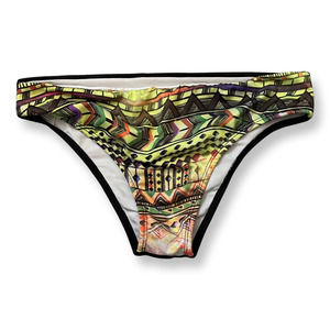 Garana Multicolored Design Bikini Bottom Size M